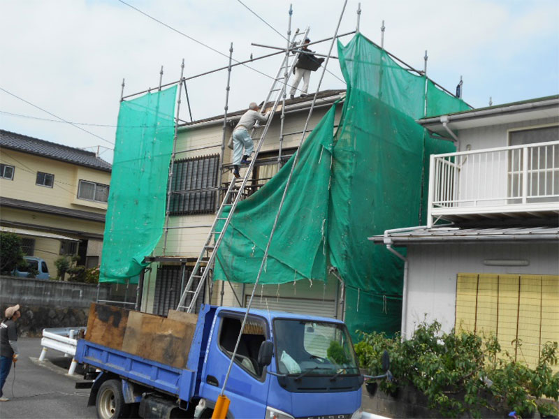 屋根瓦葺き替え&塗装工事