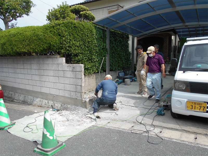 ★門廻り改修工事！！