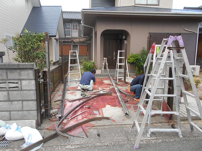 ★台風のキズ跡！！