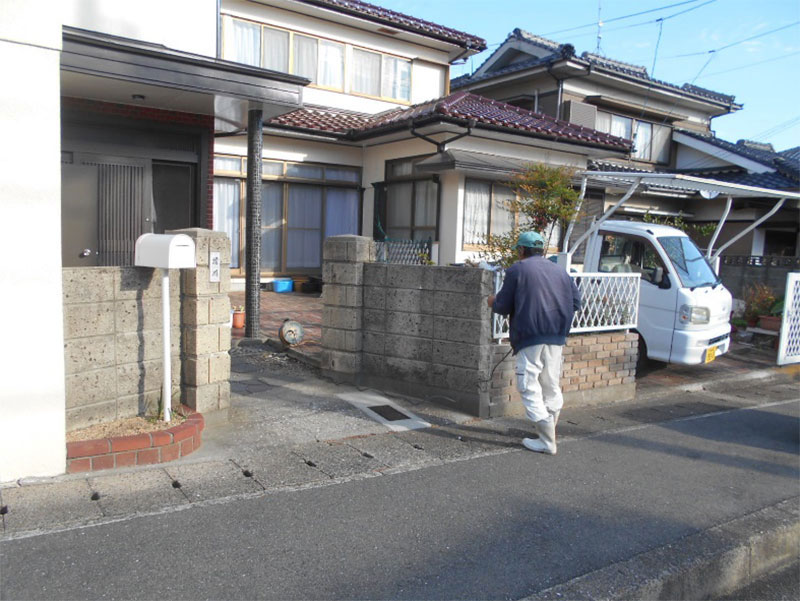 ★車庫シャッター交換&門廻り改修工事！！