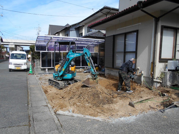 ブロックも撤去しました！！