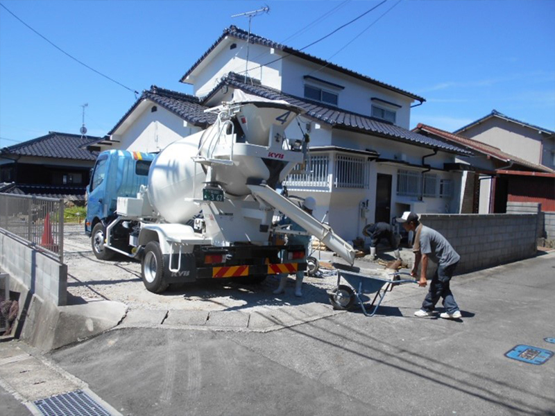 生コンを打ちます！！