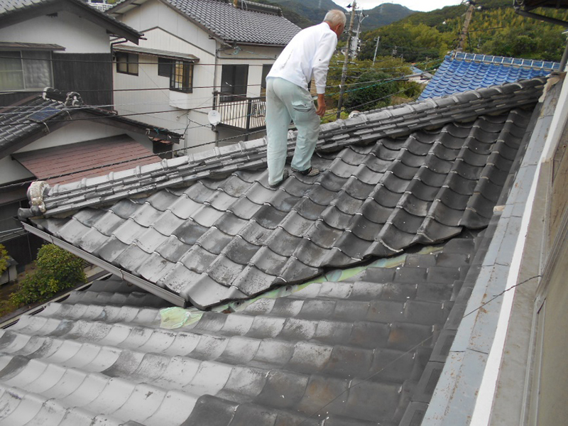 ★屋根瓦葺き替え&塗装工事！