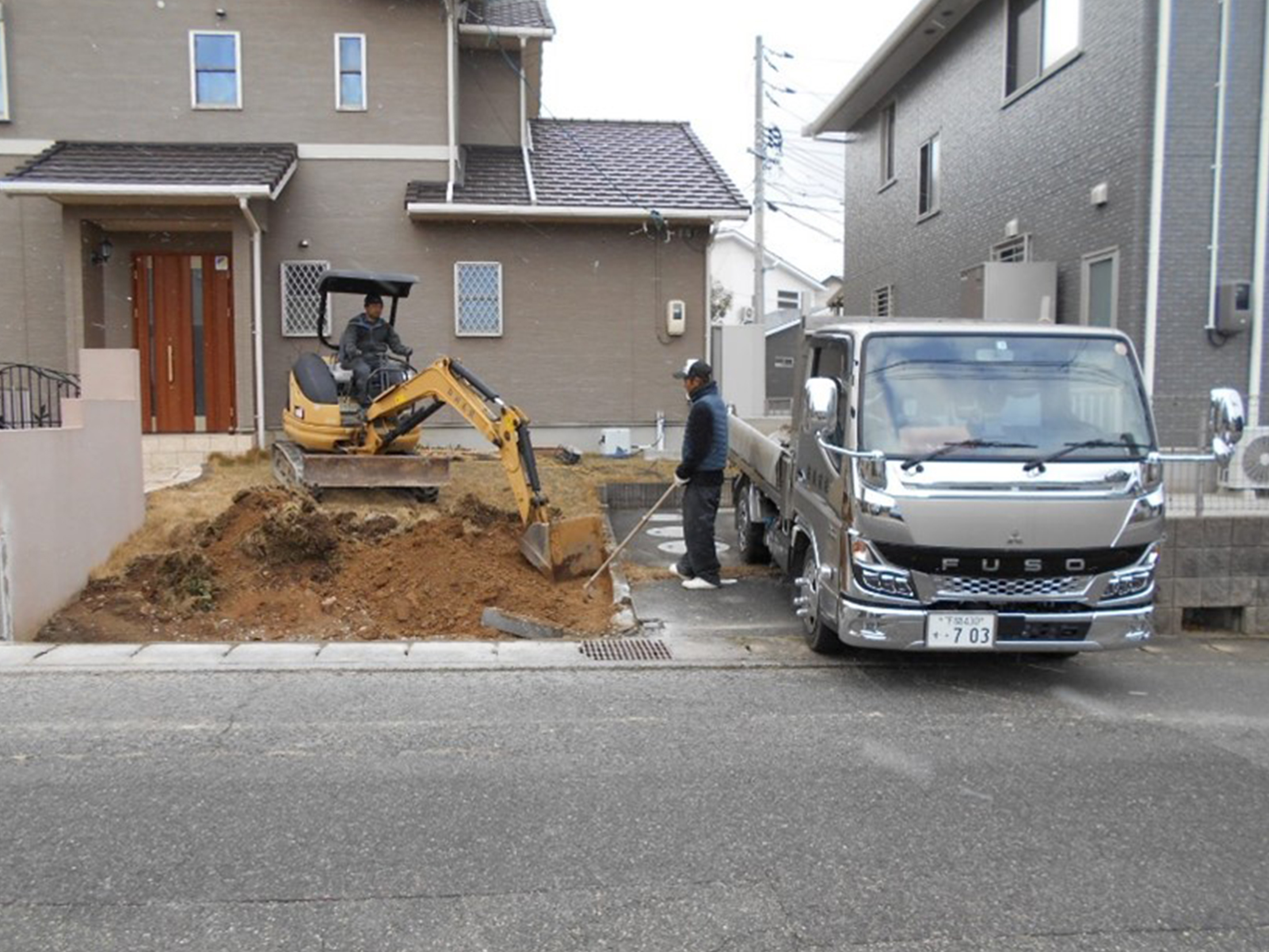 余分な土砂もスキ取り、撤去します！！