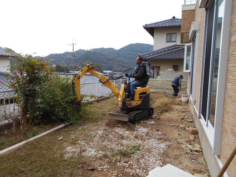 不要な樹木も撤去します!!