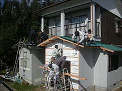 外壁&屋根ルーフィング施工